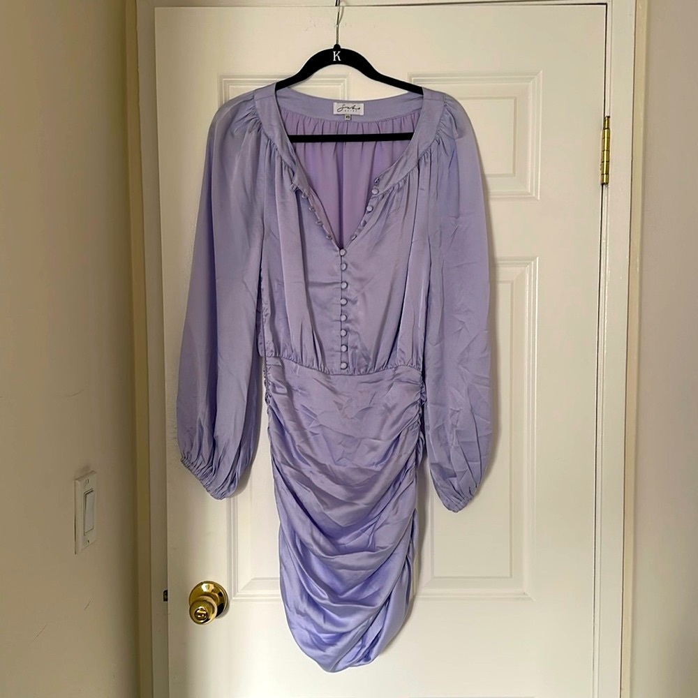 Sabo Skirt lavender mini dress